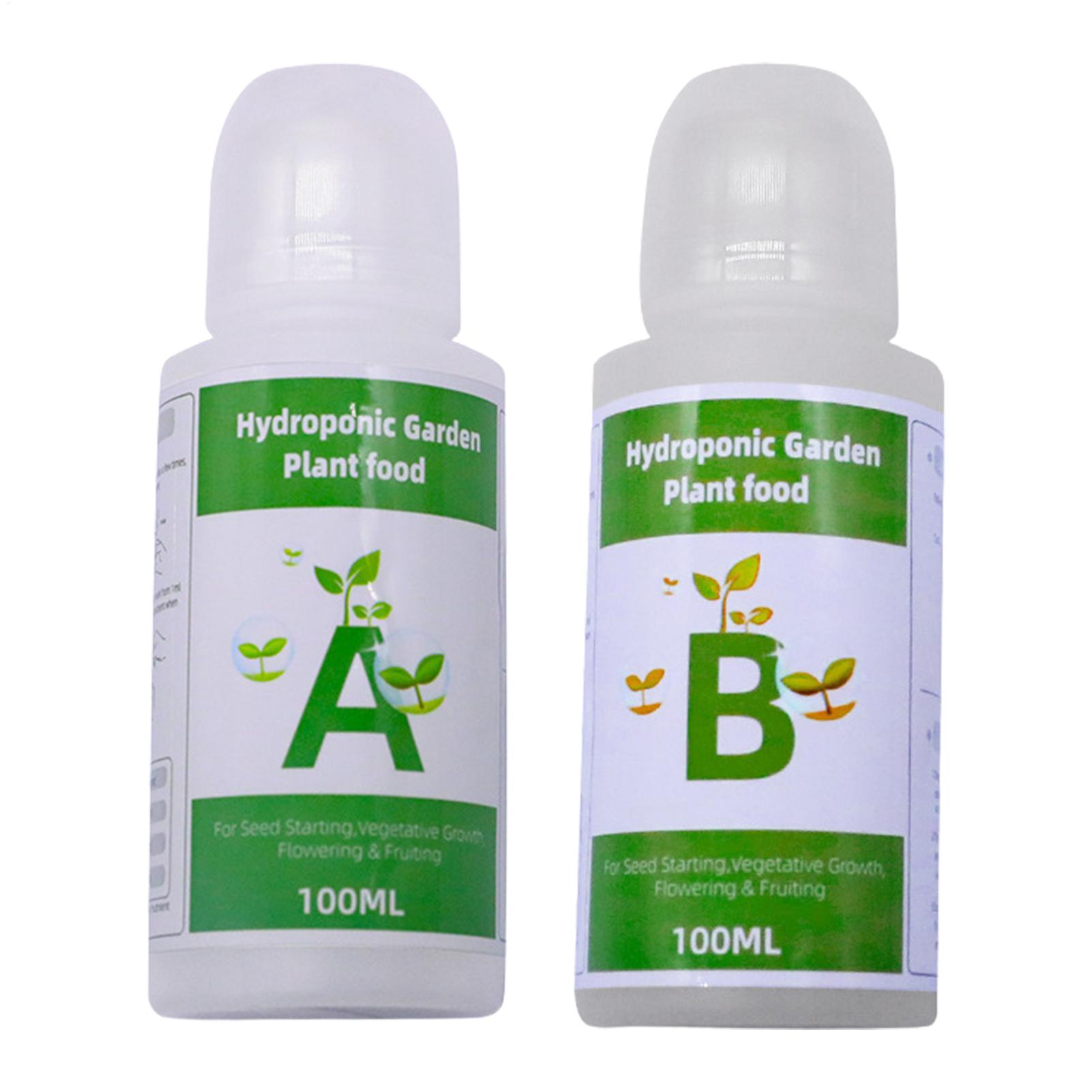 Nutrient Solution Ab - Conjunto de fertilizantes hidropônicos, solução AB,