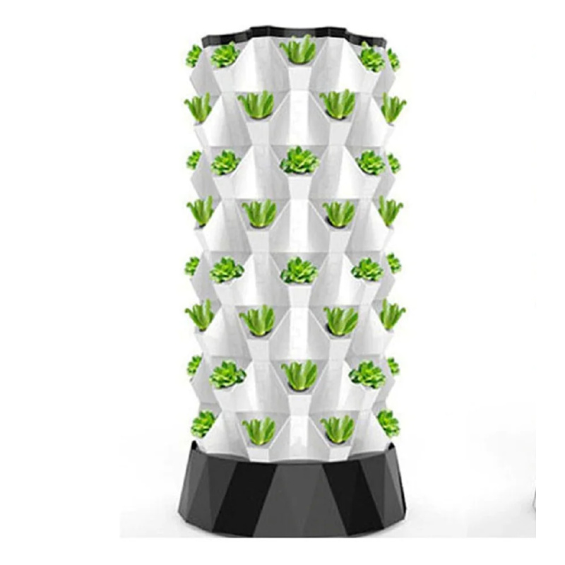 Hydroponic Tower Planter - Torre de Cultivo Vertical, Sistema Hidropônico