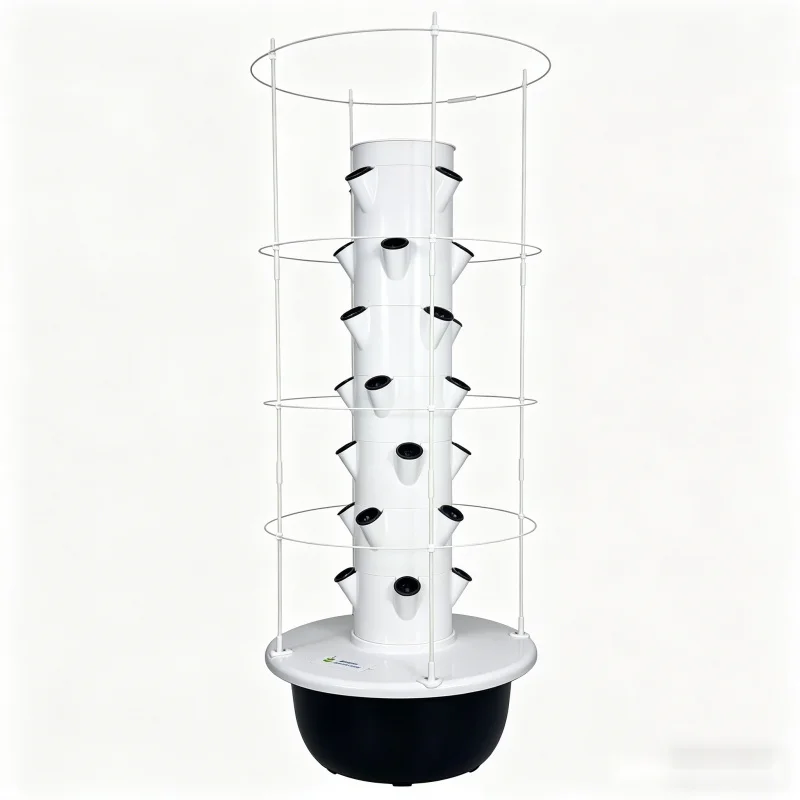 Hydroponic Tower Planter - Torre Hidropônica Vertical de 5 Camadas