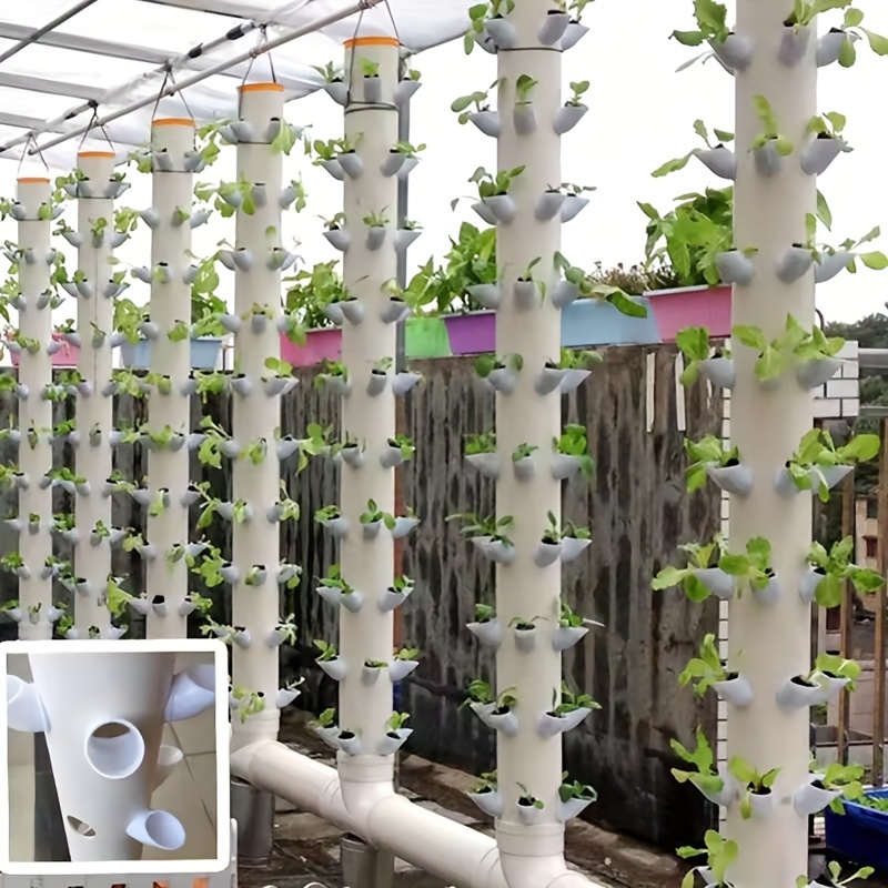 Hydroponic Tower Planter - 10 conjuntos de potes hidropônicos diy