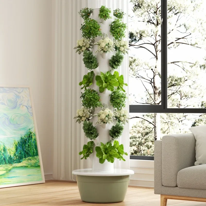 Plantador Vertical de Vegetais - Hydroponic Tower Planter avaliação e preço