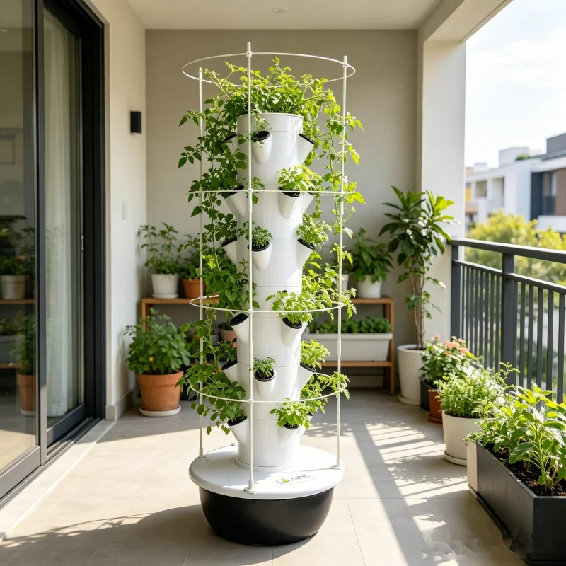 Jardim Vertical Inteligente de - Hydroponic Tower Planter avaliação e preço
