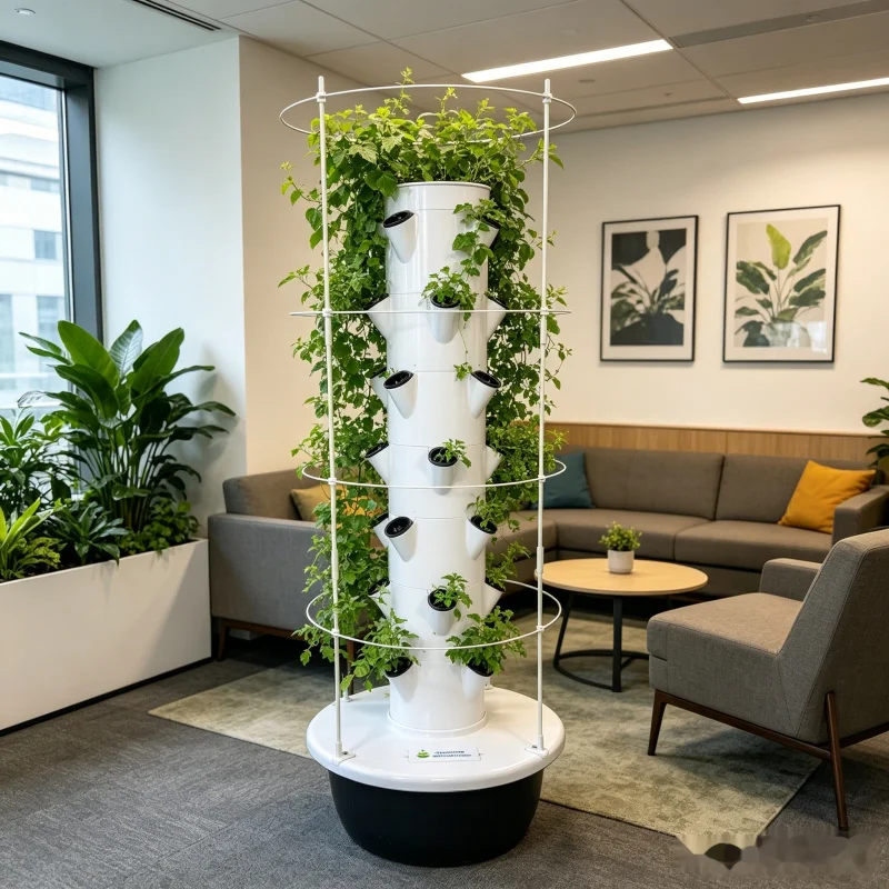 Jardim Vertical Inteligente de - Hydroponic Tower Planter avaliação e preço