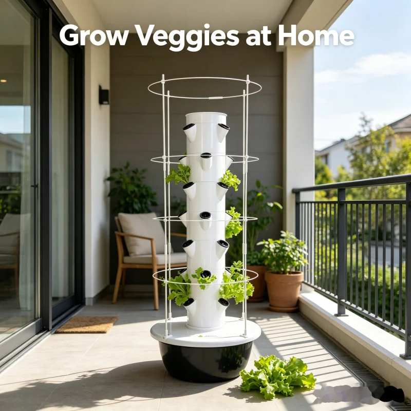 Sistema de Jardim Vertical Hid - Hydroponic Tower Planter avaliação e preço