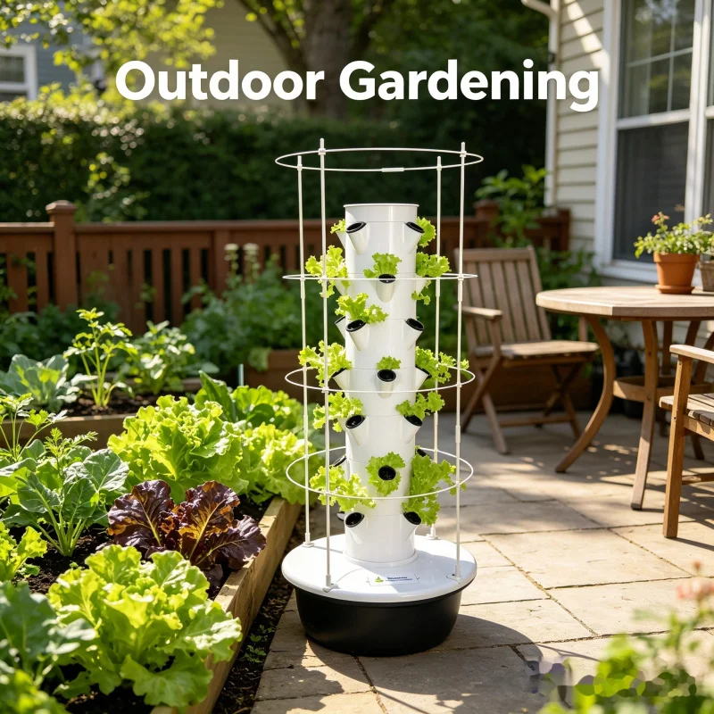 Sistema de Jardim Vertical Hid - Hydroponic Tower Planter avaliação e preço