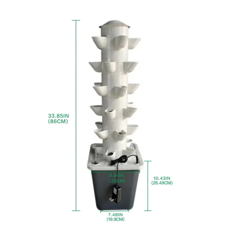 【Promoção】Sistema de Cultivo H - Hydroponic Tower Planter avaliação e preço