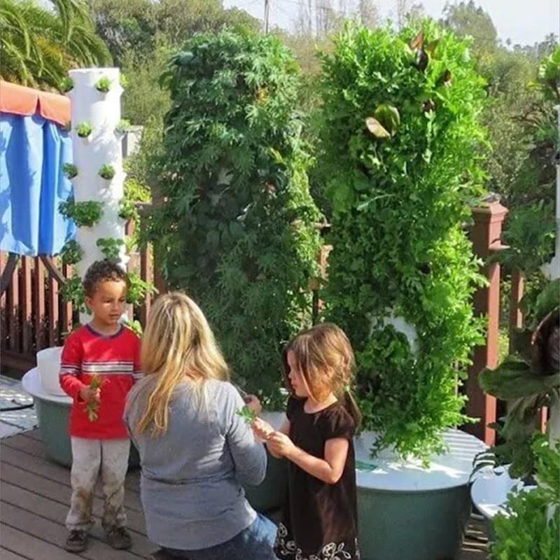 Torre de Cultivo Hidropônico V - Hydroponic Tower Planter avaliação e preço